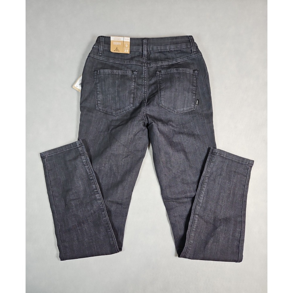 prAna Womens Gray Kayla High Rise Jeans Size 0 Short NWT - Picture 2 of 9
